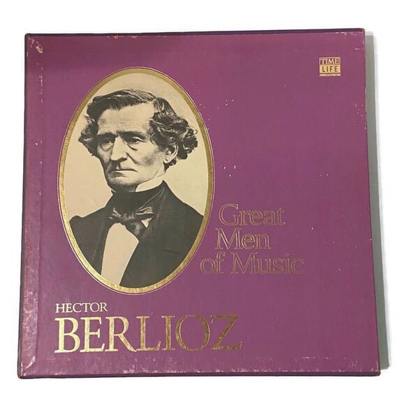 Hector Berlioz 4LP Great Men of Music Classical 1981 + Berlioz Music Book - Picture 1 of 9